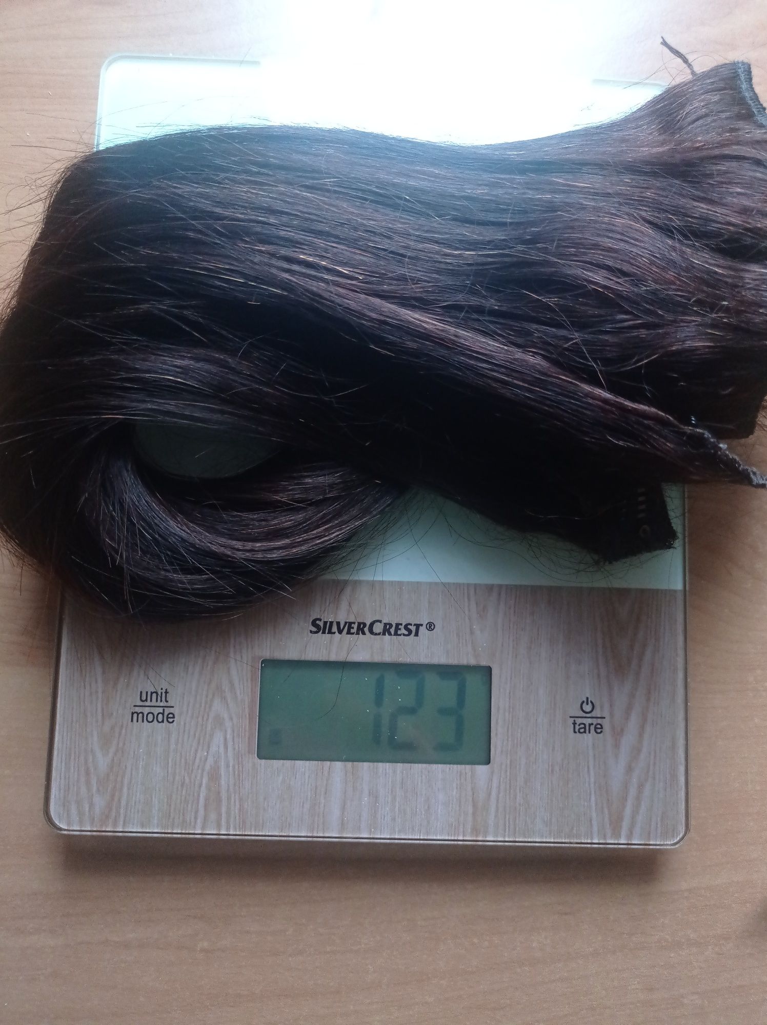 Nowe włosy clip in 60 cm 120 gram naturalne