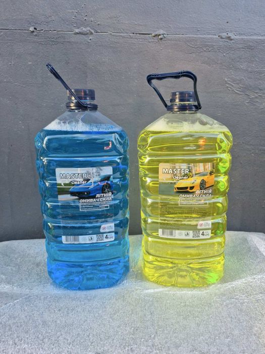 Омивач скла літній зимовий 4л Дистильована вода