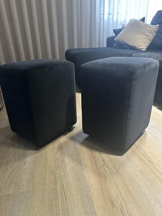 Sofá Chaise Longue Preto