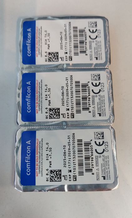 Soczewki kontaktowe Biofinity/ confilcon 6szt