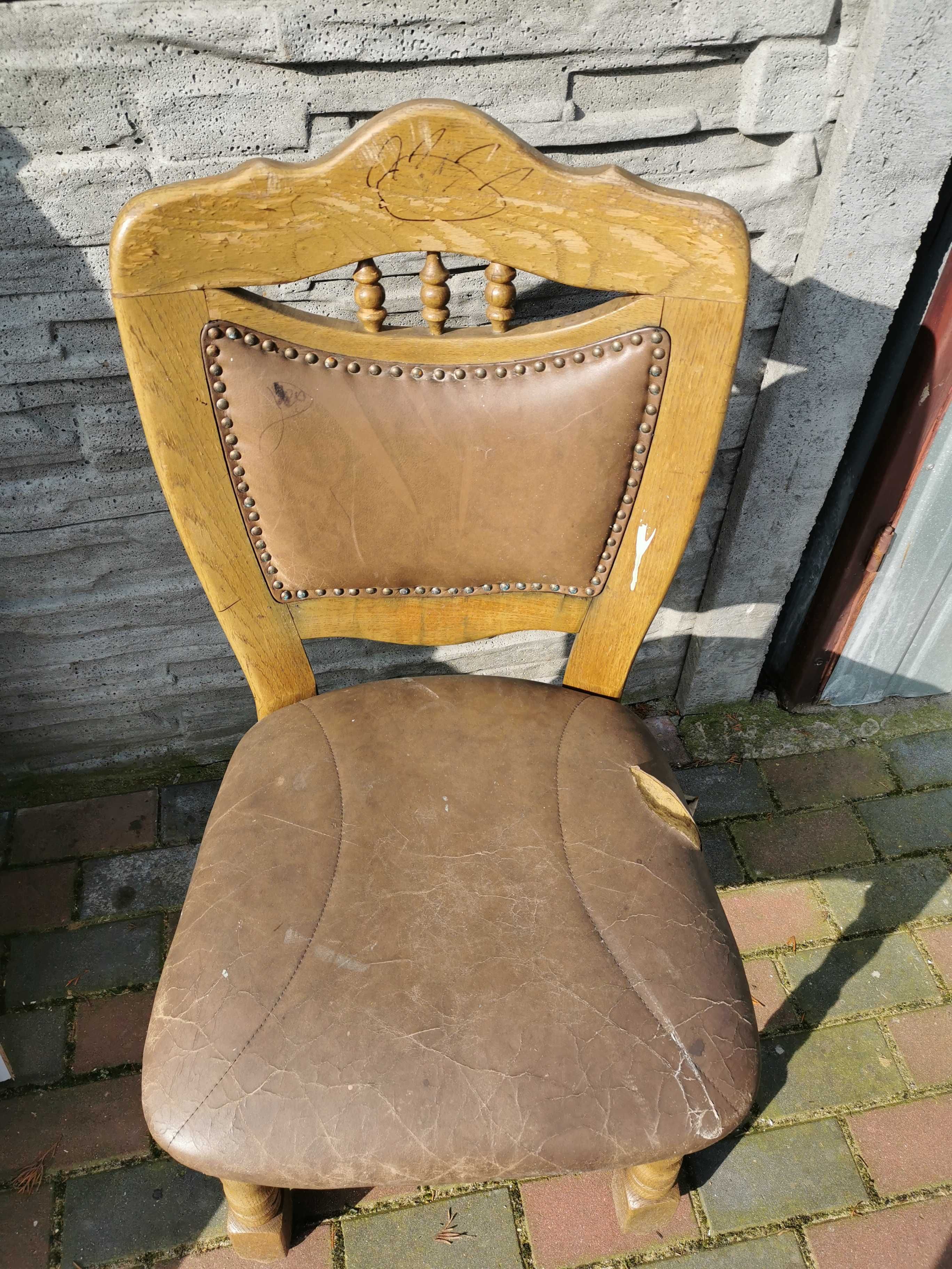 Krzesło zabytki Zabytkowe Stare Do Renowacji