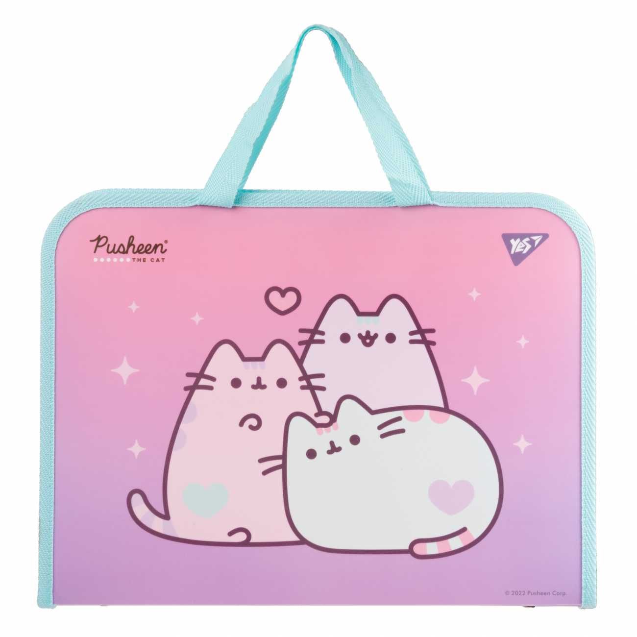 Папка-портфель YES FC на блискавці Minecraft Pusheen