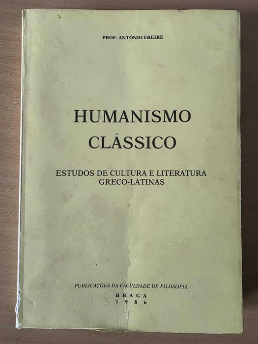 Livro "O Humanismo Clássico" de António Freire