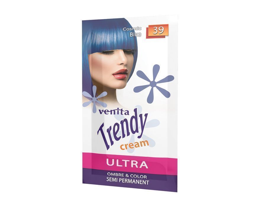 Venita Trendy Cream Ultra Krem Koloryzacyjny Cosmic Blue 39 - 35ml