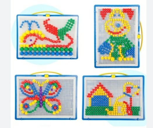 Детский развивающий пазл 3D мозаика от 3-6лет