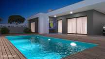 Elegante moradia  térrea  tipologia T3, com garagem , piscina, 5 min d