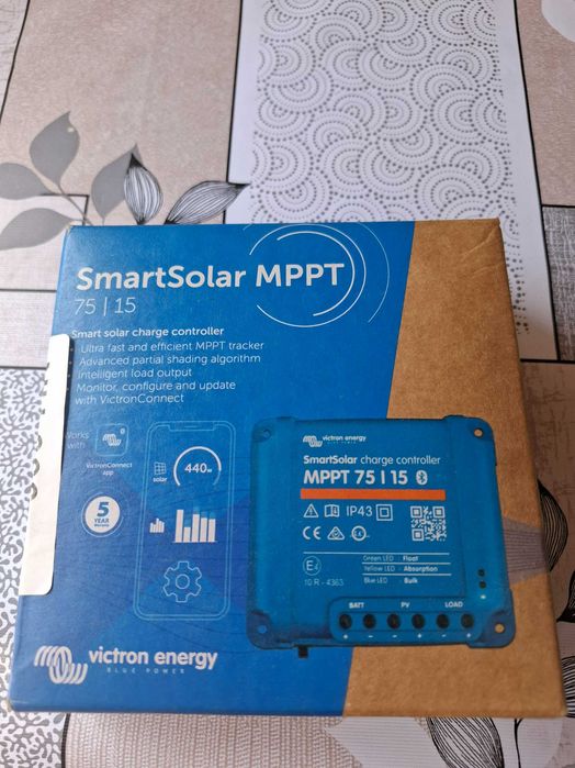 MPPT Smart Solar 75/15 da Victron NOVO, NUNCA USADO