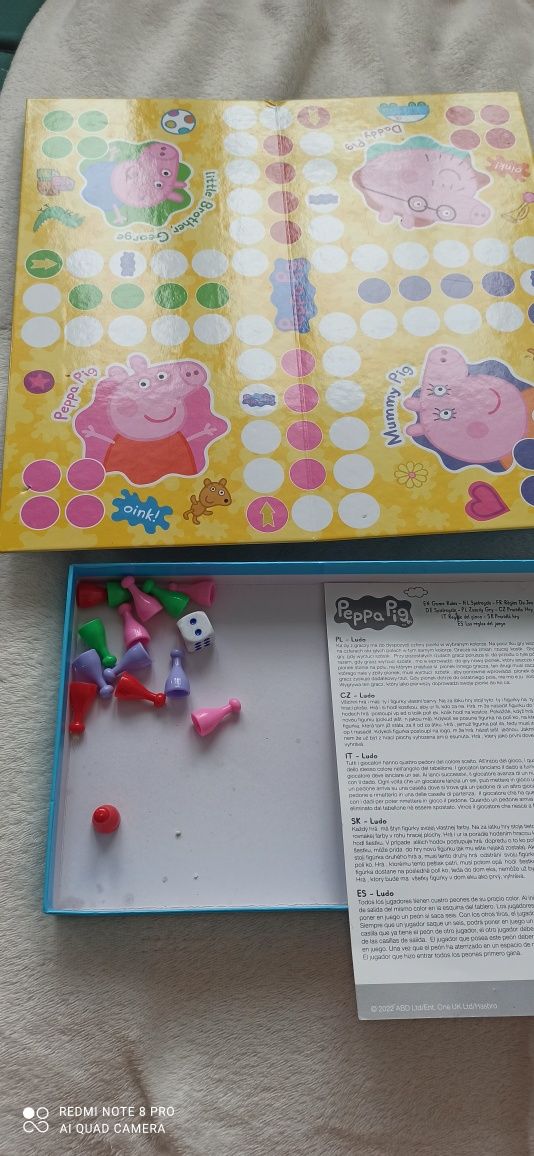 Gra chińczyk peppa pig