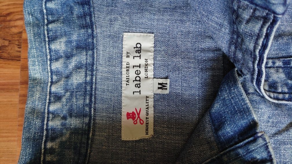 Label lab London koszula męska jeans M
