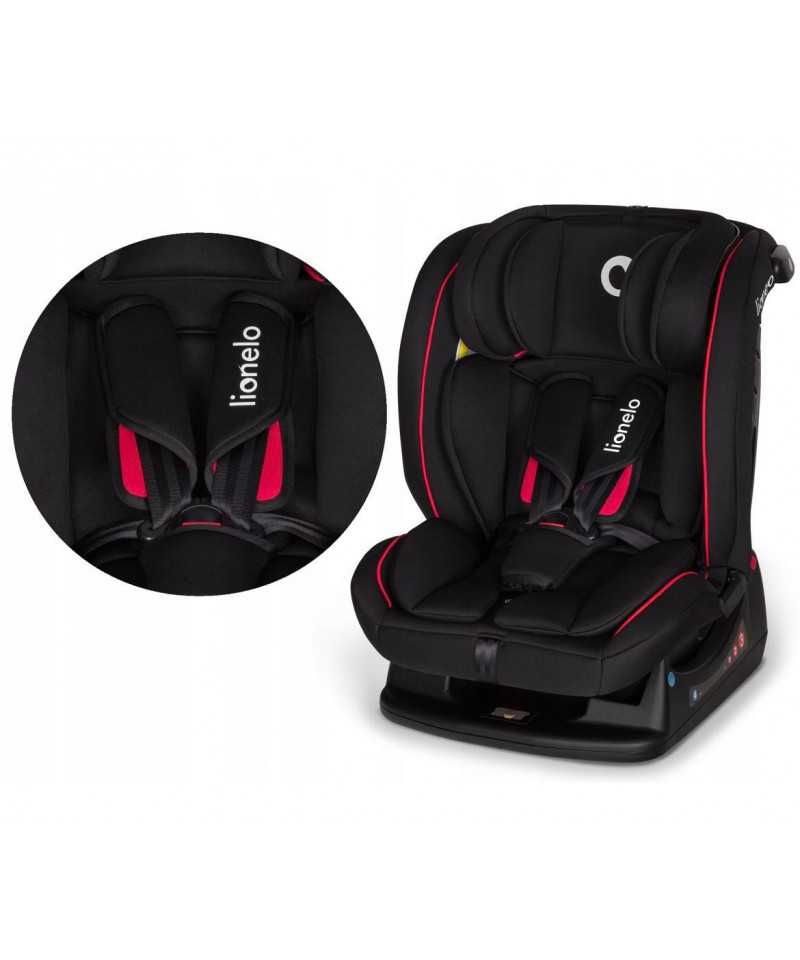 Fotelik Samochodowy Lionelo Aart Black Carbon Red 0-36 Kg