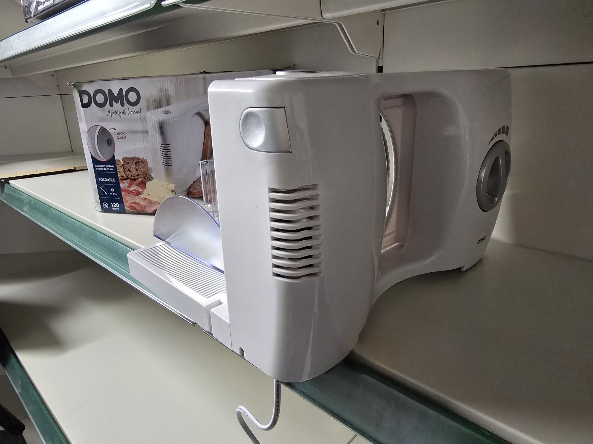 Krajalnica elektryczna Domo 120 w maszynka do chleba