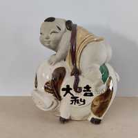 Escultura antiga em cerâmica Chinesa - Decoração