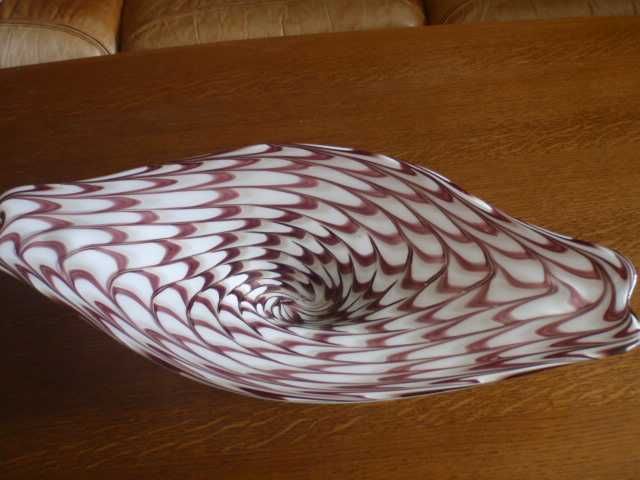 Dekoracyjna , ozdobna patera Murano -vintage