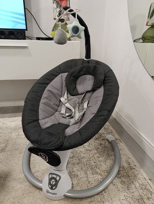 Cadeira baloiço espreguiçadeira babygo, elétrica
