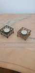 Conjunto de 2 castiçais pequenos.
Novos.