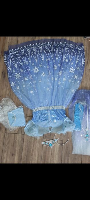 Sukienka balowa Elsy, kostium strój przebranie