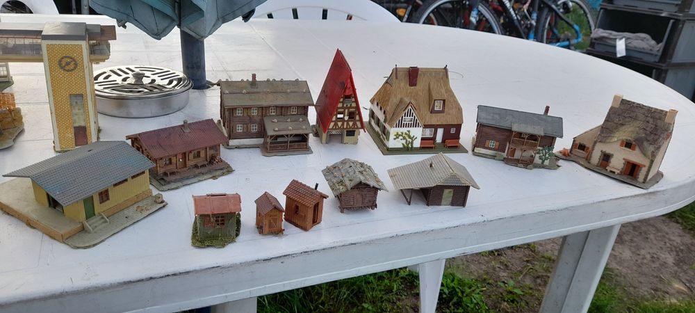 Makieta kolejka domki