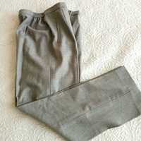 Spodnie damskie wełniane materiałowe 40