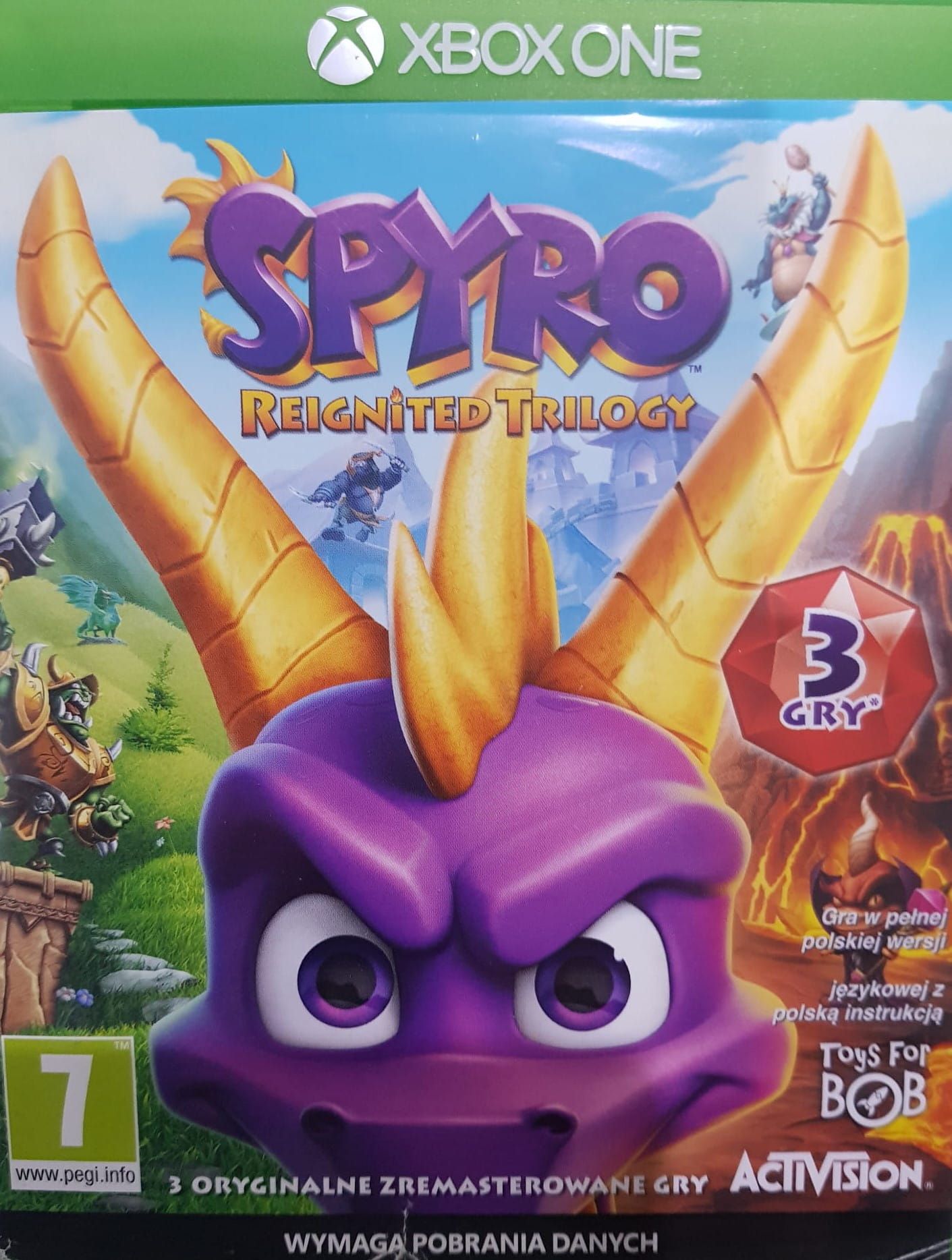 Spyro Reignited Trilogy XBOX ONE Używana