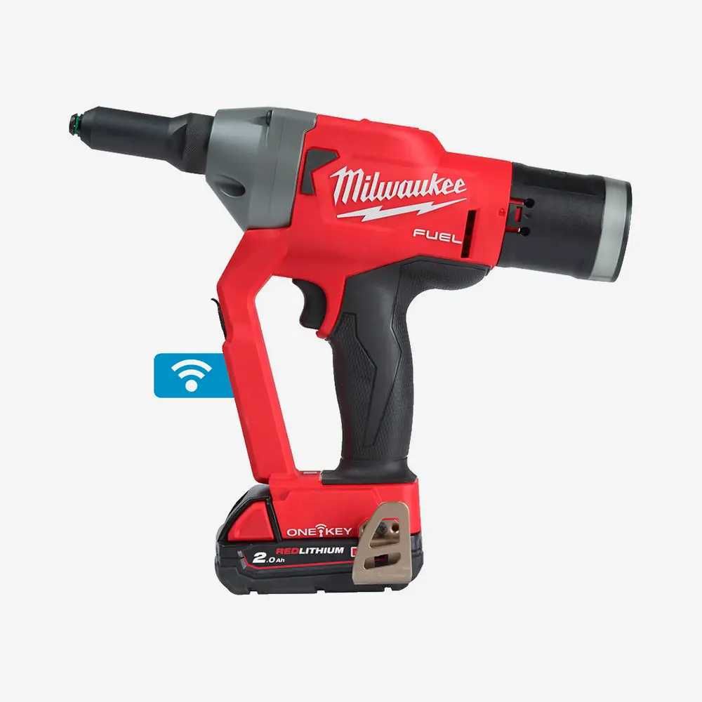 Заклепочник акумуляторний Milwaukee M18 ONEFPRT-202X, (Ø4,8-7,0мм)