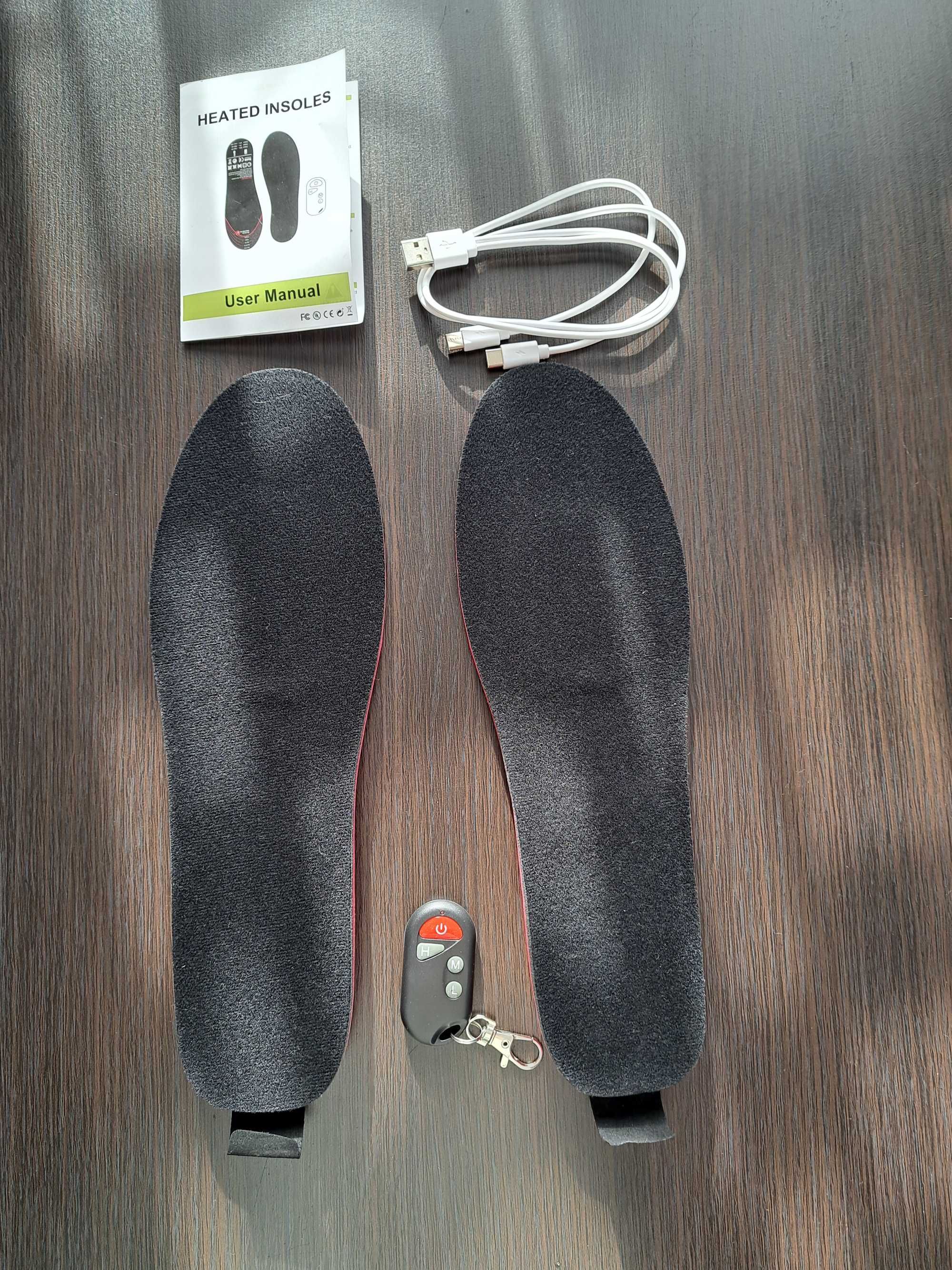 Wkładki do butów podgrzewane USB r. 41-45