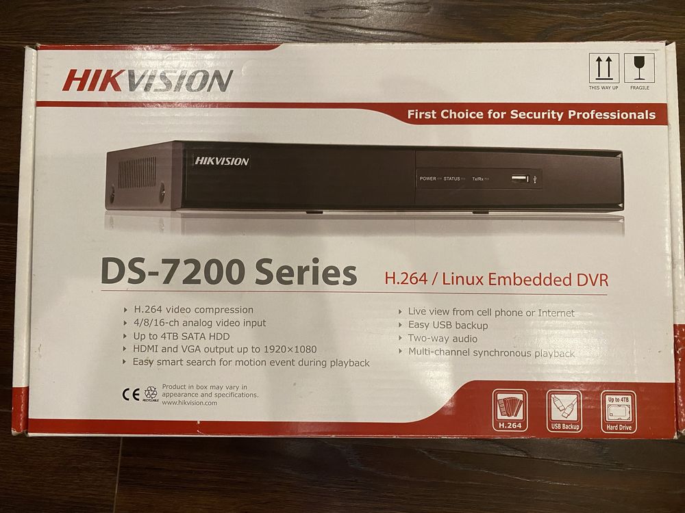 Видеорегистратор Hikvision DS-7204HWI-SH + HDD 1ТБ
