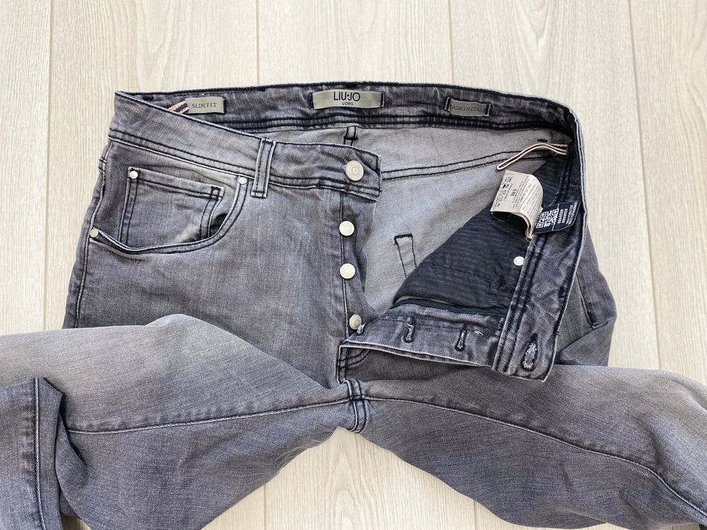 Джинсы LIU JO W34 L32 UOMO серые штаны