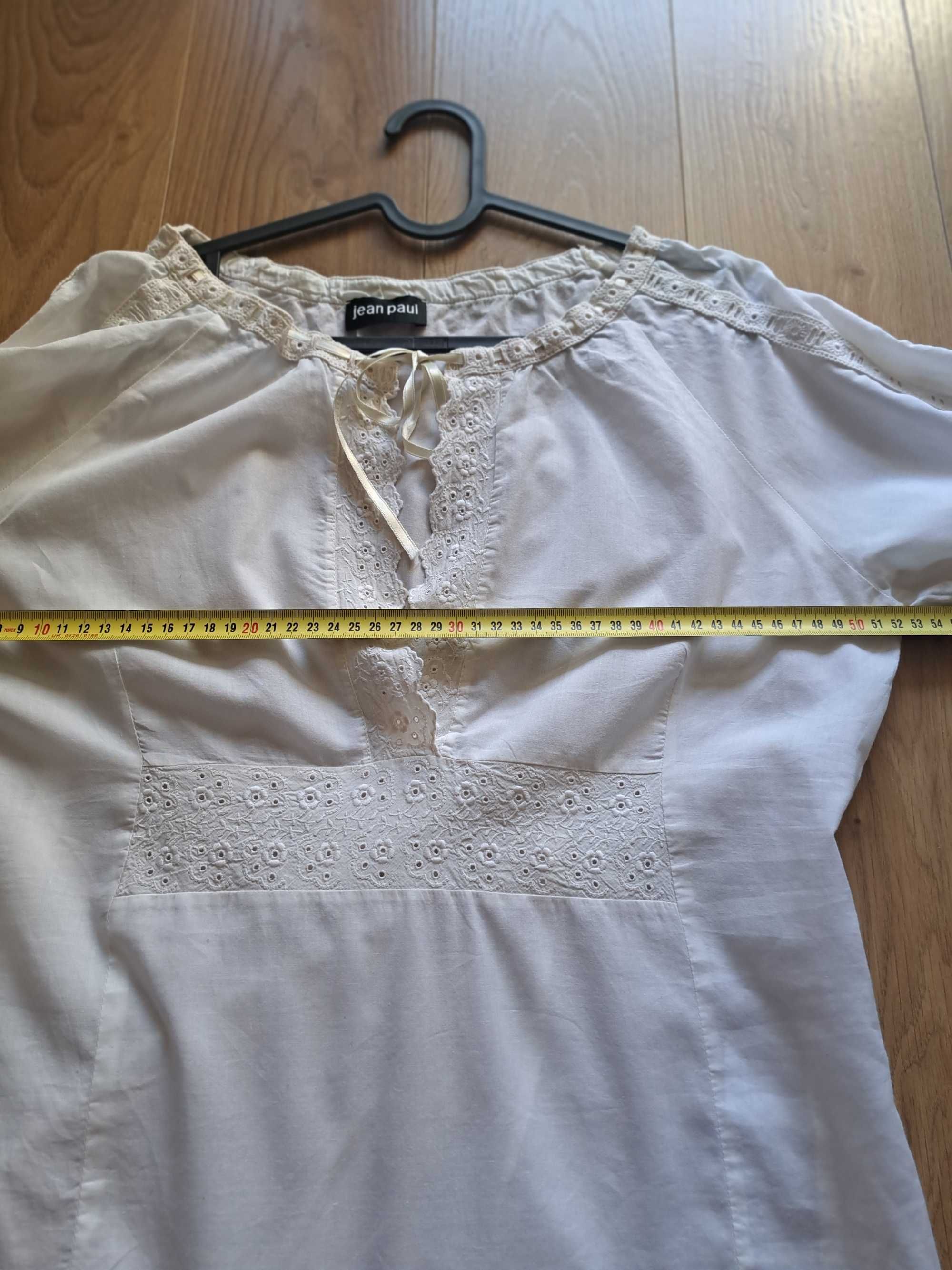 Bluzka w stylu rustykalnym boho simple folk słowiańska Jean Pau 40