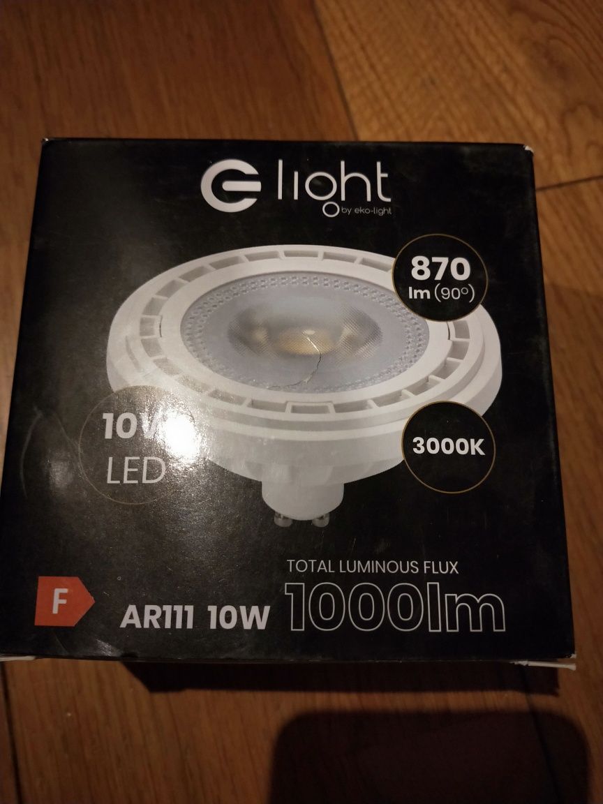 Żarówka LED AR111 GU10 10W 38° 3000K