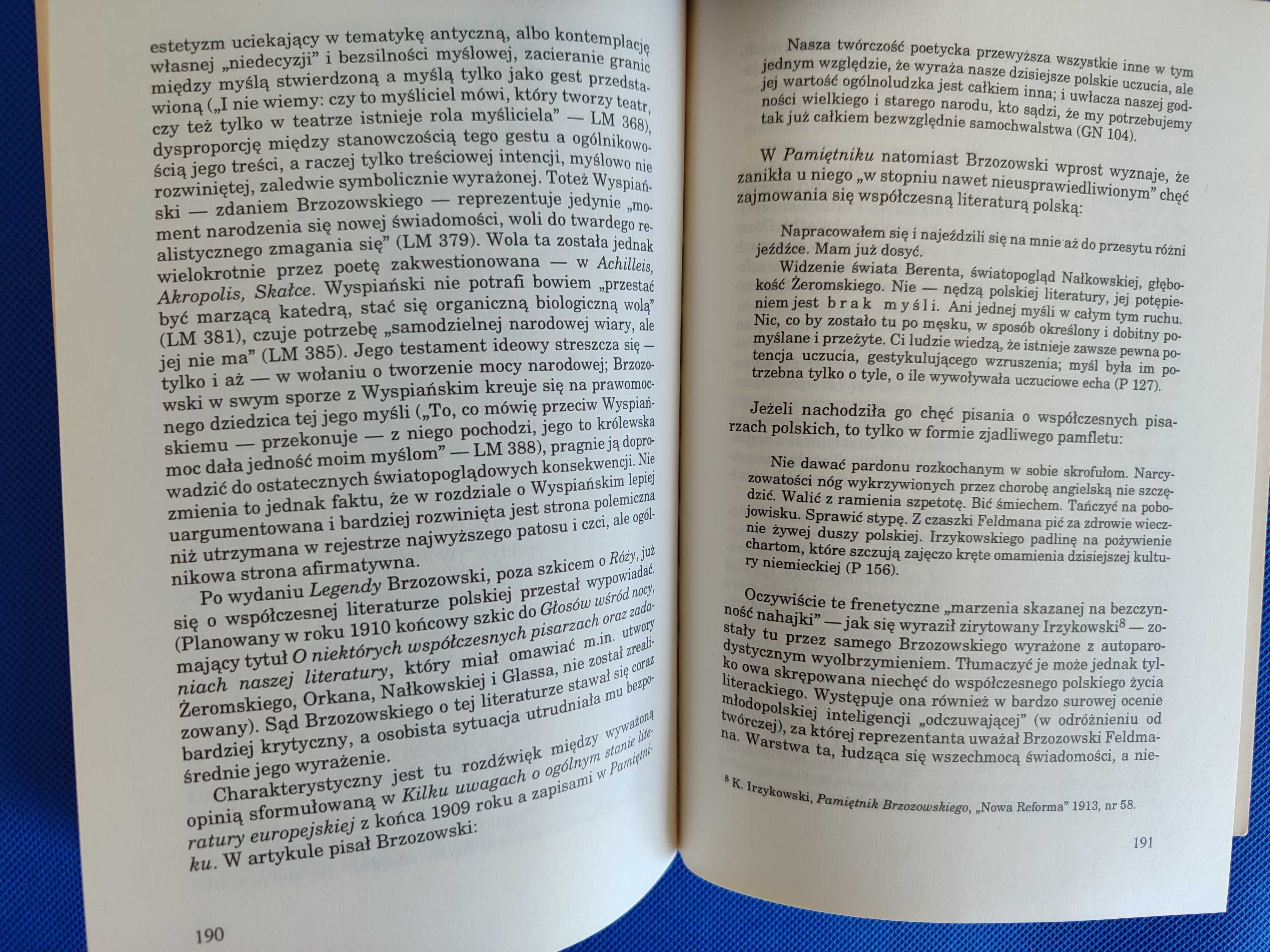 Literatura i historia, Henryk Markiewicz