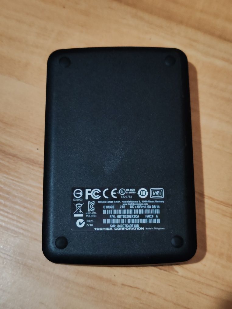 Toshiba 2TB Canvio Basics 2.5" USB 3.0 5lat GWARANCJA
