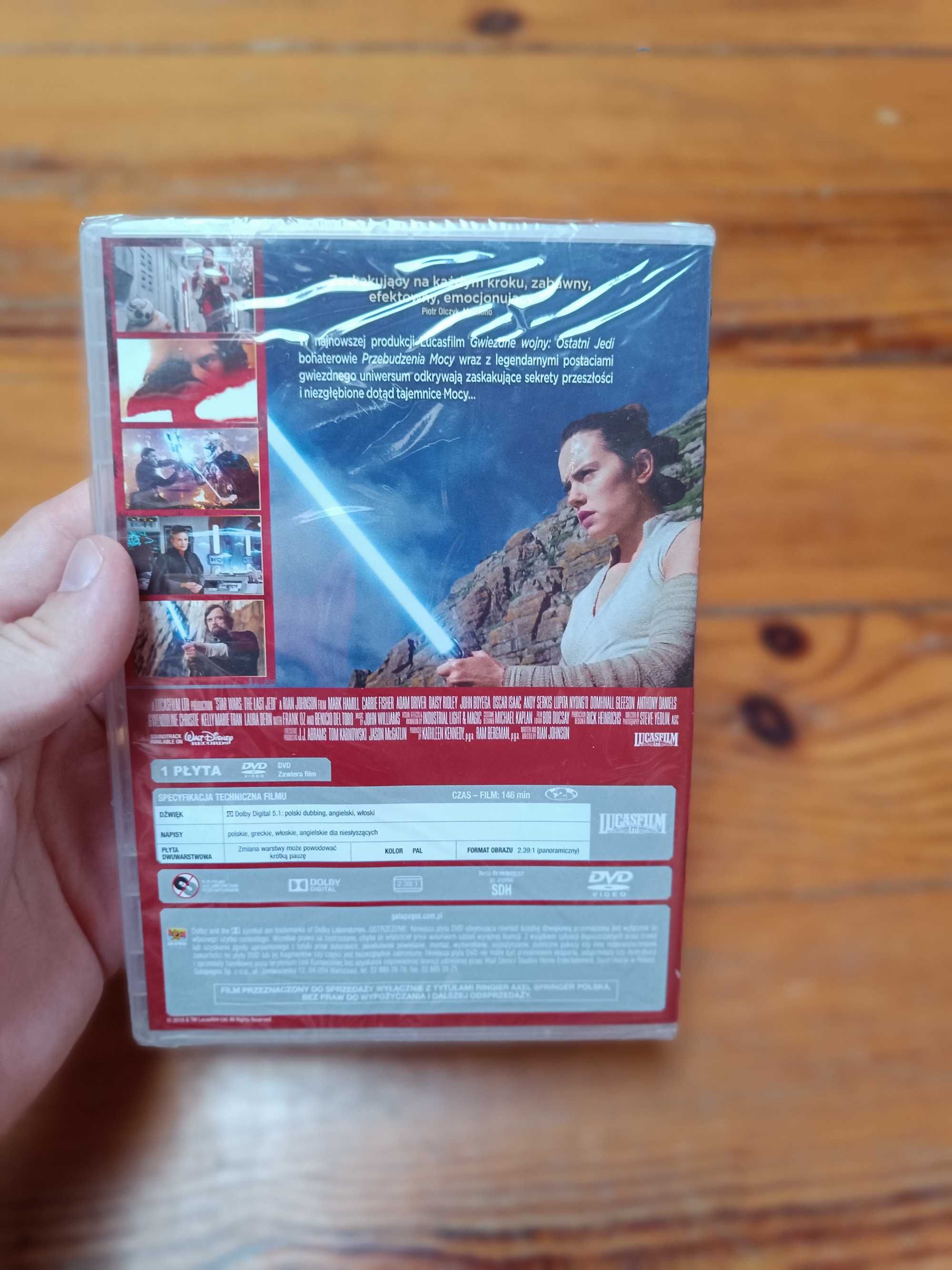 Gwiezdne Wojny Ostatni Jedi orginalnie zapakowaną w foli