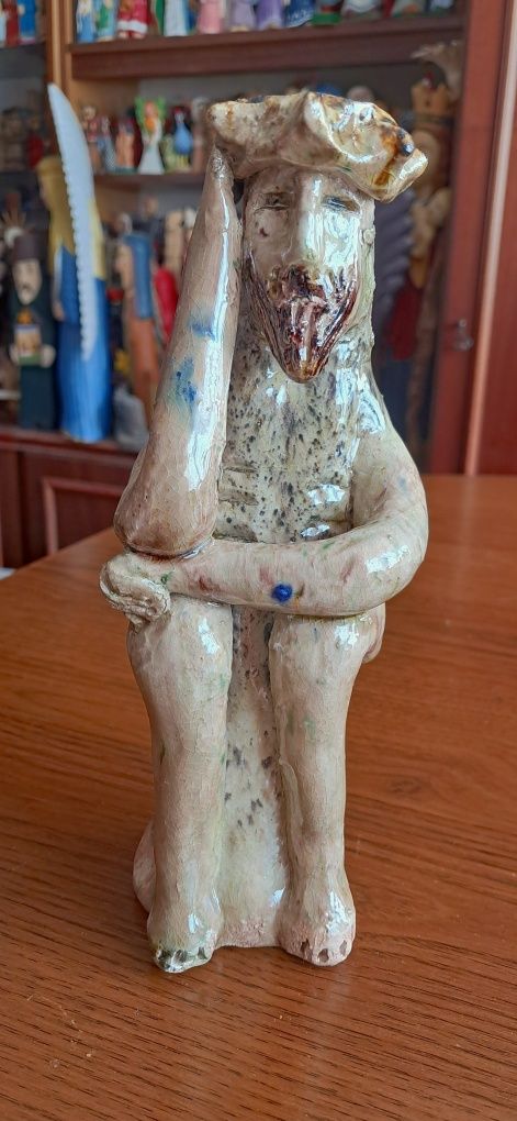 Chrystus frasobliwy rzeźba ludowa