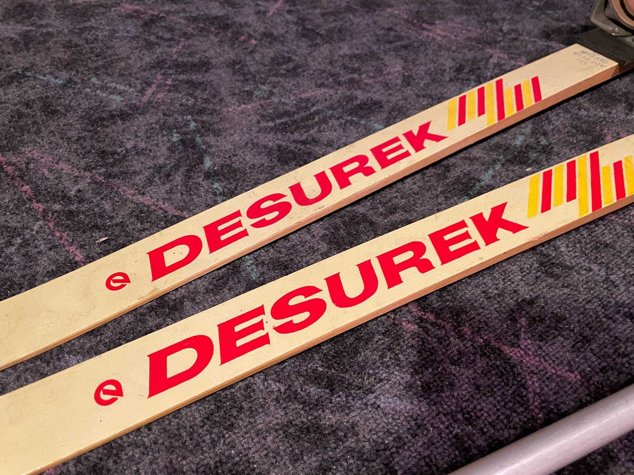 Narty Desurek Kiku 135 + kijki - lata 80te. Nowe.