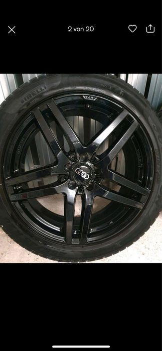 Audi 20” S-linie Pireli zimowa bardzo ladne