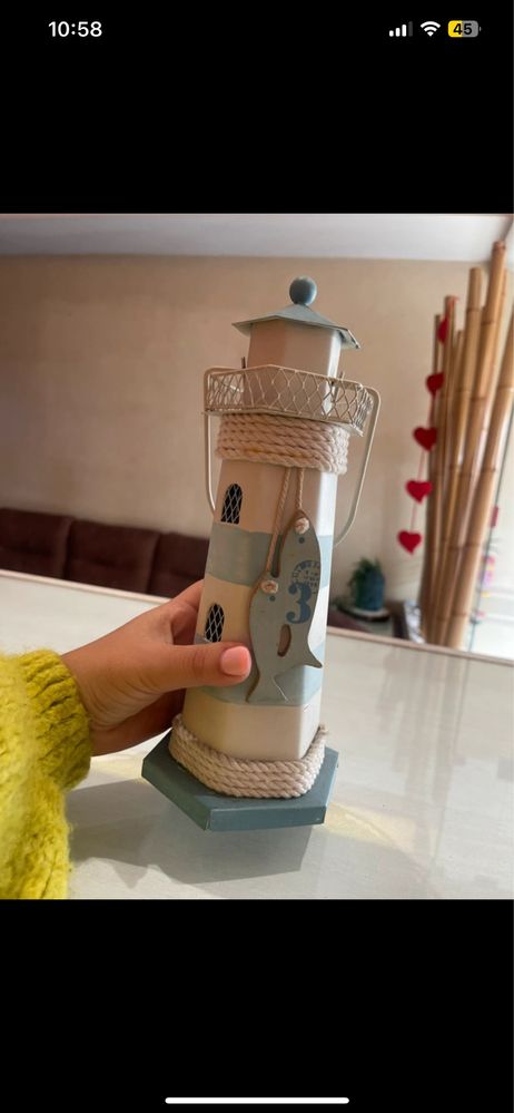 Conjunto decoração praia