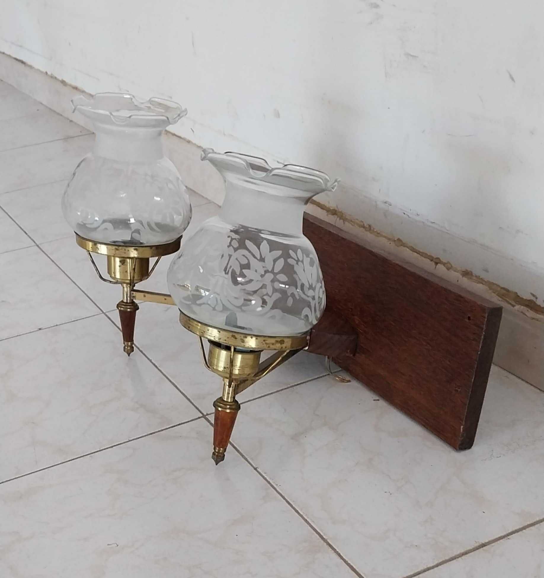 Aplique de Parede com 2 Lanternas VINTAGE
