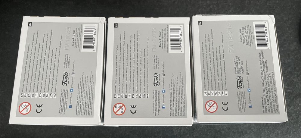 Pack 3 Funko Pop Metallica