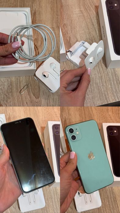 Телефон iphone 11 128 GB black green