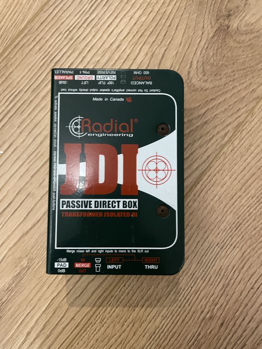 Radial JDI - DI Box - Como novo
