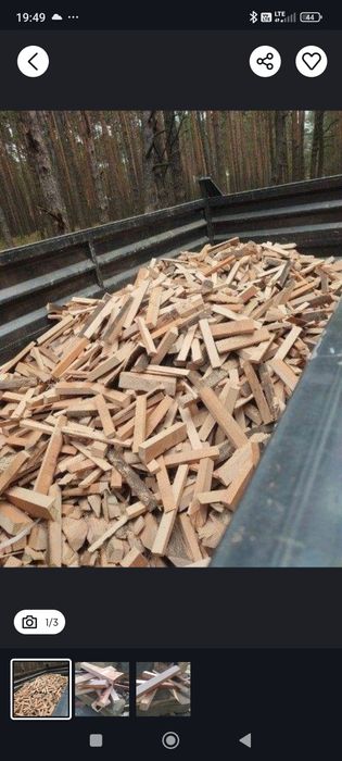 Drewno bukowe opalowe grube