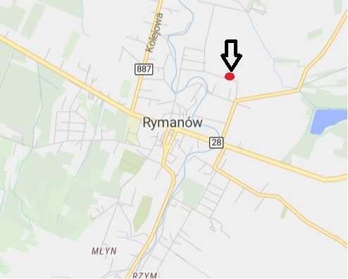 Rymanów działka budowlana.