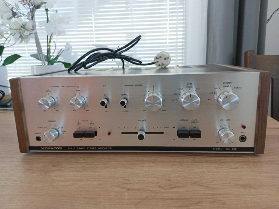 Zestaw stereo Monacor SA-800, Pioneer TX-900