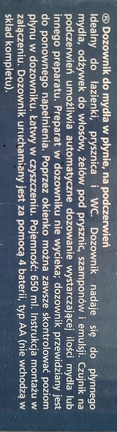 Dozownik mydła w płynie na podczerwień  WENKO 650ml