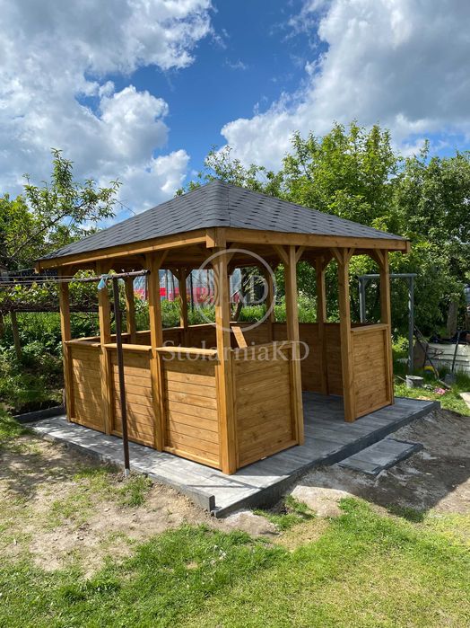 Altana ogrodowa altanka drewniana wiata pergola 3x3 3x4 4x4