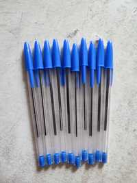 Nowe niebieskie długopisy 10 sztuk zestaw