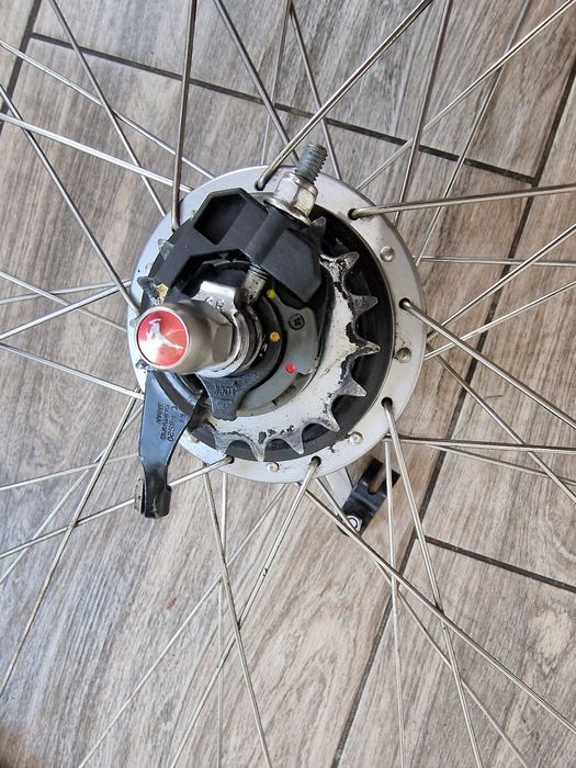 Koło do roweru tylne Shimano Nexus 8 z hamulcem nożnym Gazelle