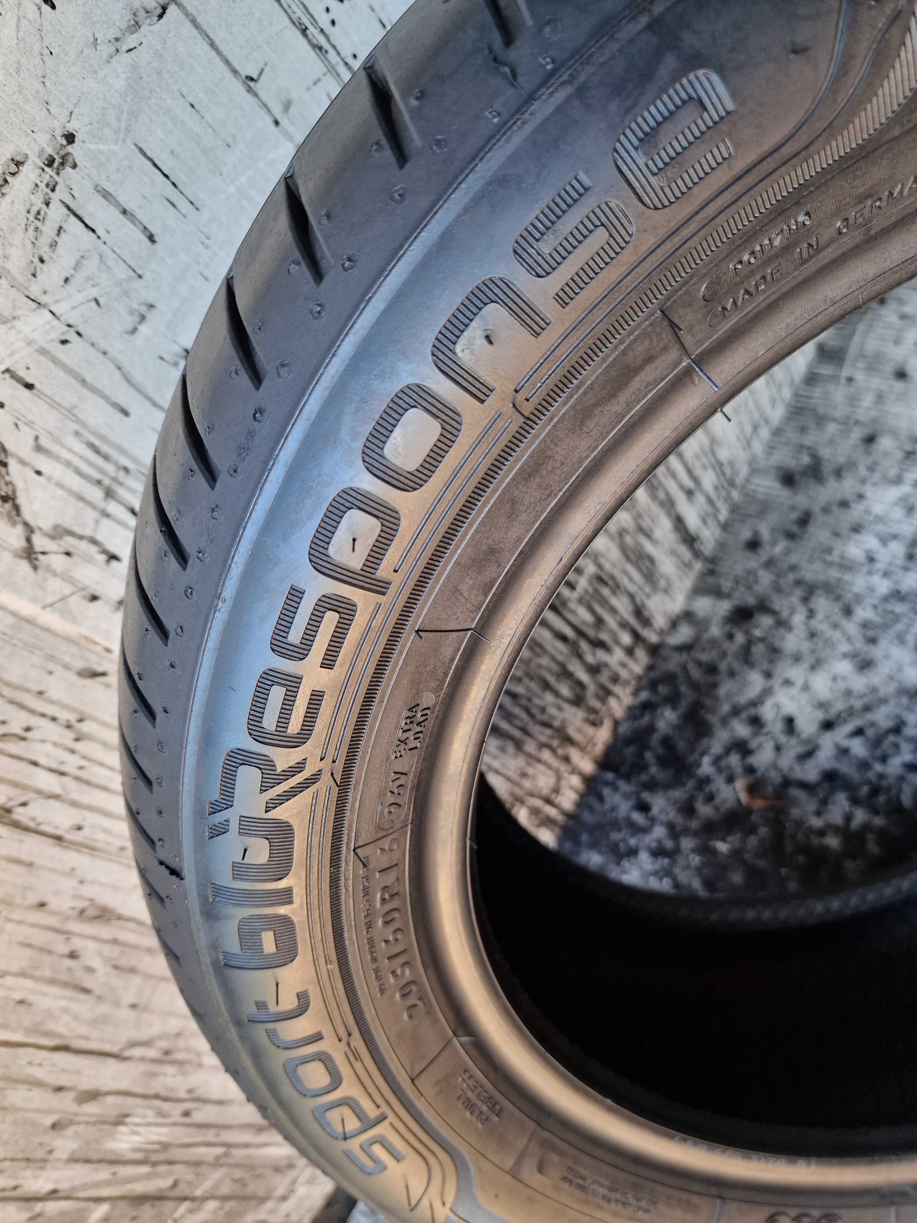 Sprzedam oponę 205/60 16" Dunlop Sport BluResponse 7,5mm 2022r