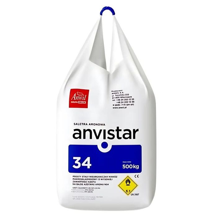 Saletra amonowa ANVISTAR 34%N BB  500kg