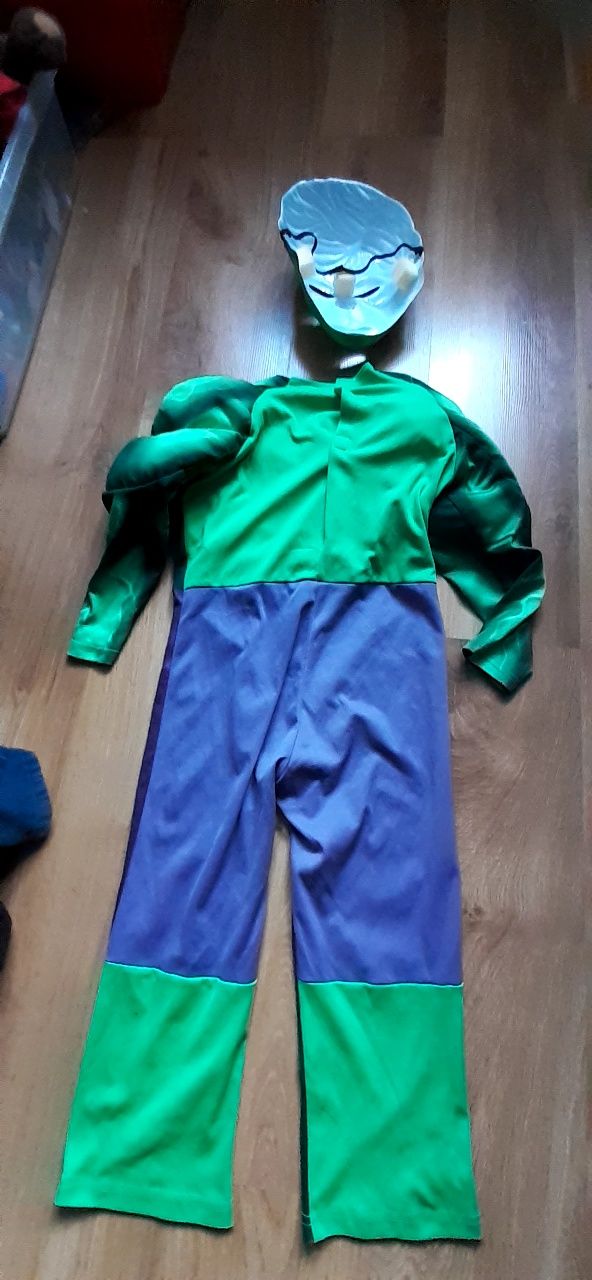 Hulk avengers Marvel hasbro strój karnawałowy george 5-6 lat
